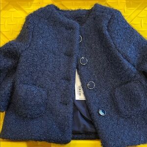 Janie and Jack Navy Blue Kids Jacket